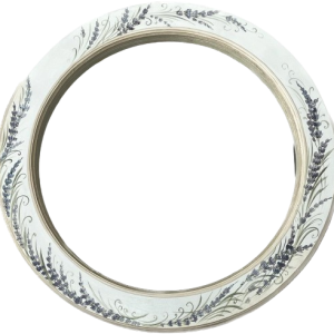 oglinda rotunda pictata