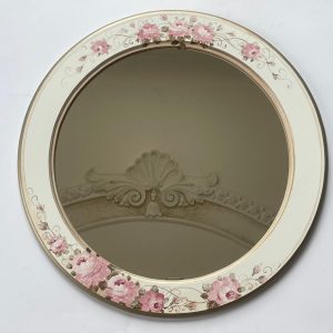 Oglinda pictata manual cu trandafiri