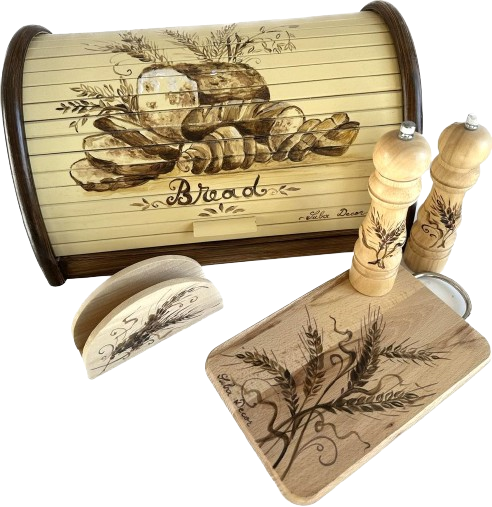 set bucatarie in stil rustic