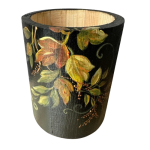 pahar de lemn pictat