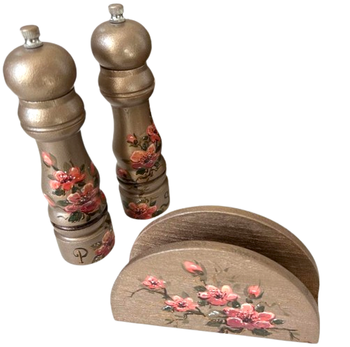 set 2 rasnite si suport servetele