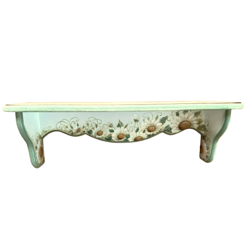 etajera pictata cu margarete