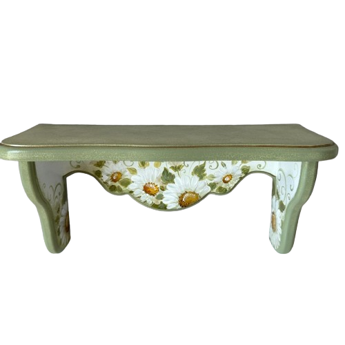 etajera pictata cu margarete